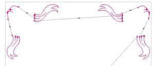 Jumps are required in run stitch designs when segments aren't connected
