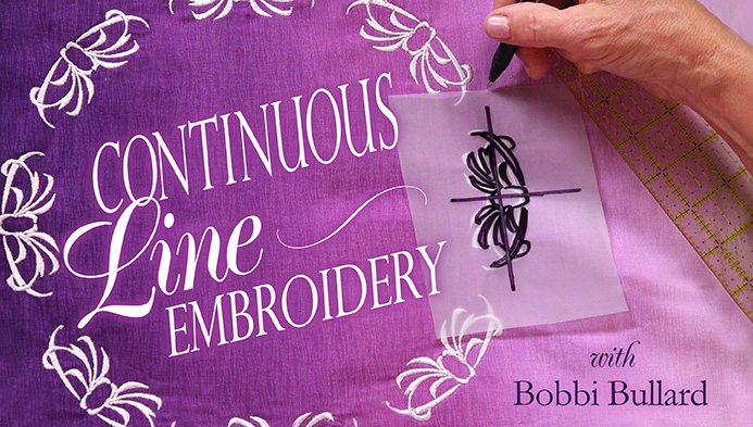 Continuous-Line Embroidery with Bobbi Bullard