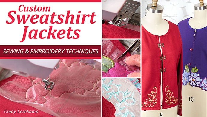 Custom Sweatshirt Jackets with Cindy Losekamp