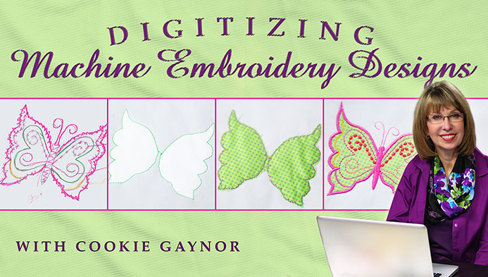 Digitizing Machine Embroidery Designs with Cookie Gaynor
