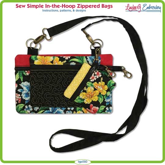 Free Lace Zip In the hoop Bag