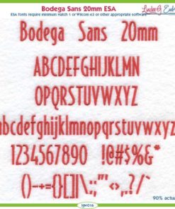 Bodega Sans 20mm ESA Font