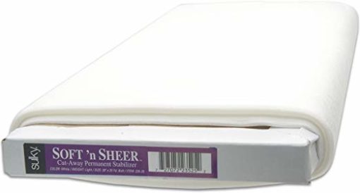 Sulky 235-25 Soft and Sheer Cut, Away Permanent Stabilizer, 20″ by 25 yd
