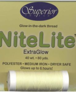Superior Threads NiteLite ExtraGlow 40wt Polyester Glow in The Dark Thread