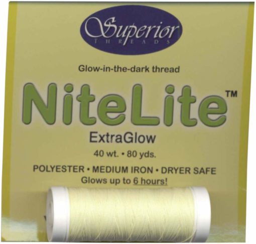 Superior Threads NiteLite ExtraGlow 40wt Polyester Glow in The Dark Thread