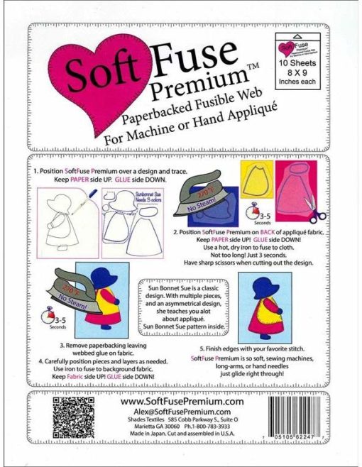 Soft Fuse Paperbacked Fusible Web