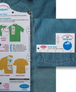 Embroidery placement aid, Embroiderer's Helper