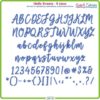 Hello Sweets Embroidery Font
