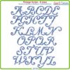Vintage Script Embroidery Font
