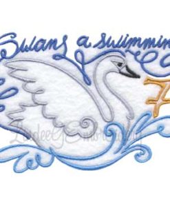 7 Swans a Swimming (4.7 x 3.4-in)