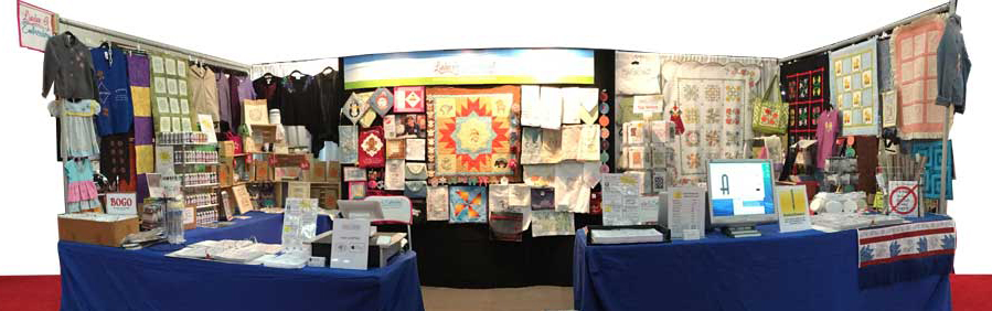 LindeeG Embroidery Show Booth