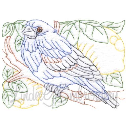 Bird with Lemons Multicolor