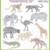 Safari Doodle Animals