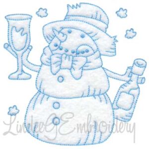 Snowman with Lamp (4 sizes)