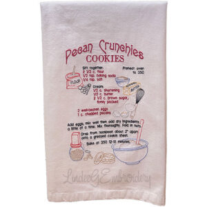 Pecan Crunchies Cookies Recipe (7.2 x 11.3-in)
