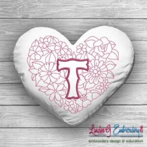 Sweetheart Monogram T - 4 sizes
