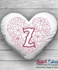 Sweetheart Monogram Z - 4 sizes
