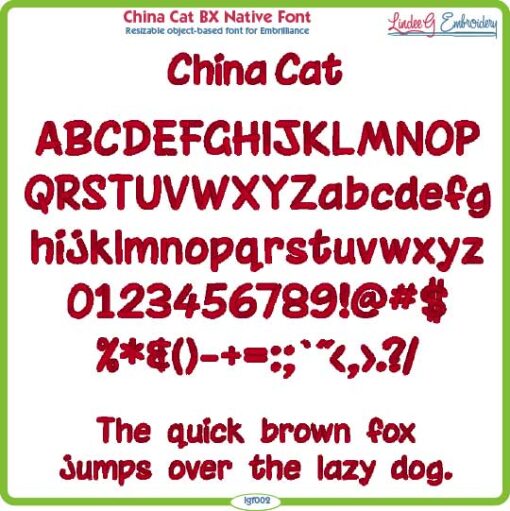 China Cat BX Native Font