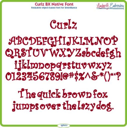 Curlz BX Native Font
