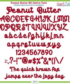 Peanut Butter BX Native Font