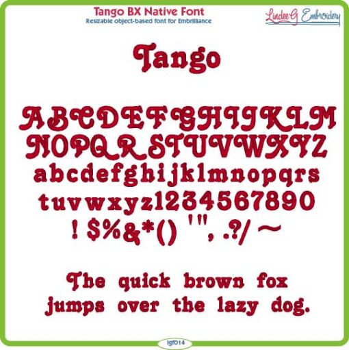 Tango BX Native Font