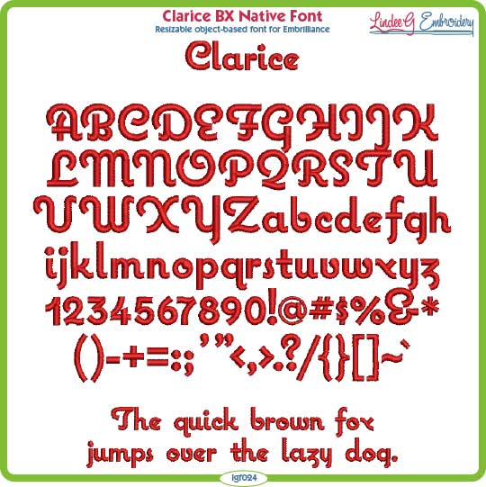 Clarice BX Native Font