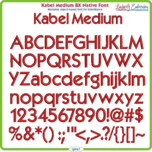 Kabel Medium BX Native Font