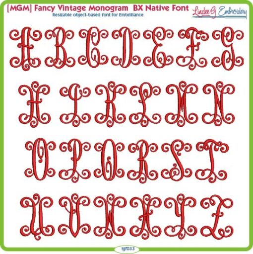 MGM Fancy Vintage BX Native Font