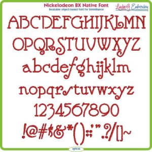 Nickelodeon BX Native Font