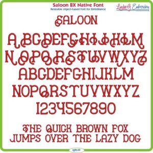 Saloon BX Native Font