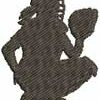 Giri Catcher Silhouette (1.3 x 1.9-in)