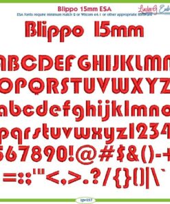 Blippo 15mm ESA Font