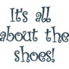 All About Shoes text (5.8 x 4.7-in)