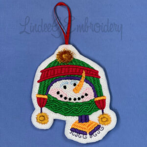 Mylar Snowman 3 (3.4 x 3.9-in)